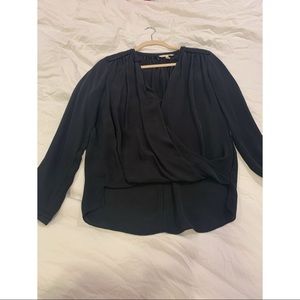 Rebecca Taylor silk black shirt size 4